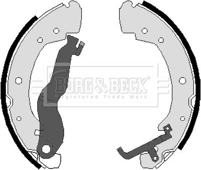 BORG & BECK Piduriklotside komplekt BBS6017